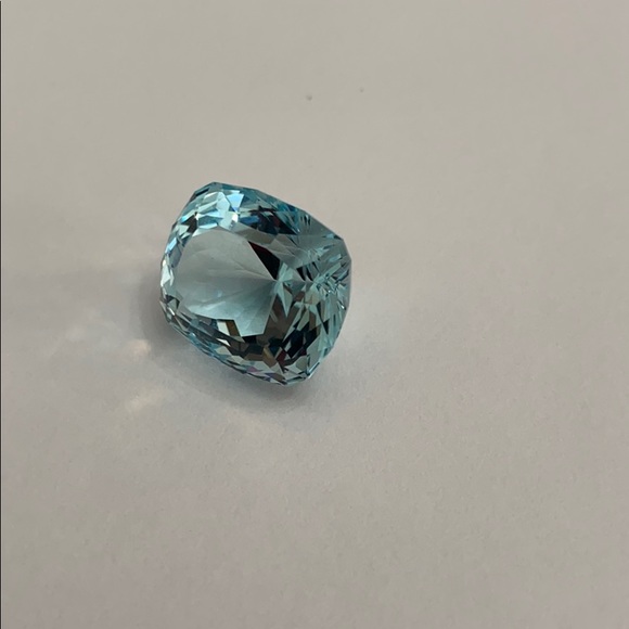 💎 Aquamarine 19.11 ct Natural Faceted Gemstone - Picture 5 of 10